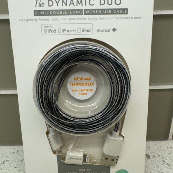 TECH Candy – The Dynamic Duo – Woven USB Cable - Picture 3 of 3